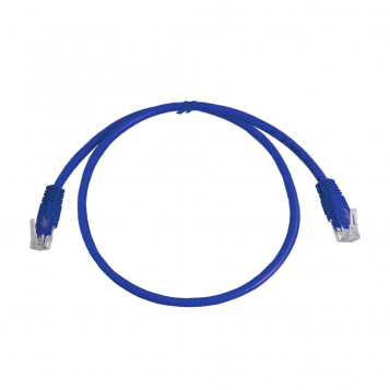 CAT5E UTP 0.5M Blue Patch Cable