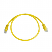 CAT5E UTP 0.5M Yellow Patch Cable