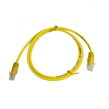 CAT5E UTP 1M Yellow Patch Cable