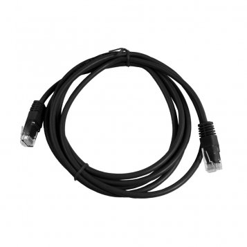 LinITX CAT5E UTP 2M Black Patch Cable