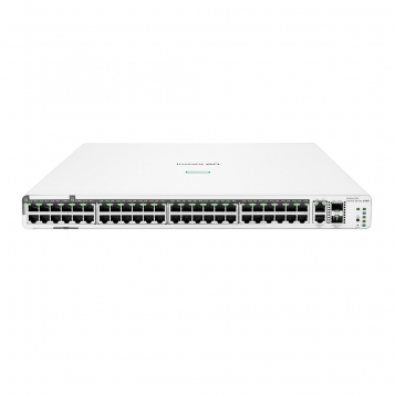 HPE Networking Instant On Switch 40p Gigabit CL4 8p Gigabit CL6 PoE 2p 10GBT 2p SFP+ 600W 1960 - JL809A