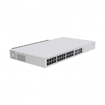 MikroTik CRS326 2.5 Gigabit 24 Port Cloud Router Switch - CRS326-4C+20G+2Q+RM