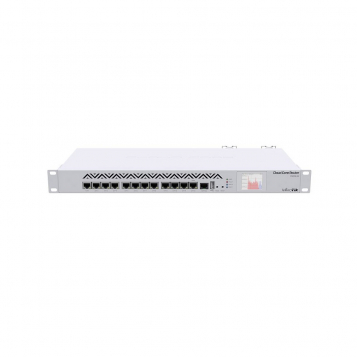 MikroTik Cloud Core Router Firewall VPN 12 x 1Gb Ports Dual PSU - CCR1016-12G-R2 (RouterOS L6)