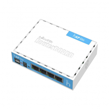 MikroTik hAP Lite Classic Router - RB941-2nD (RouterOS L4, UK PSU)