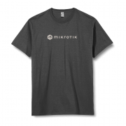 MikroTik T-shirt New Logo Design - Dark Grey (Size XXL)