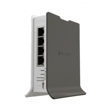 MikroTik hAP AX lite LTE6 WiFi 6 Modem Router - L41G-2axD+FG621-EA (UK Converter)