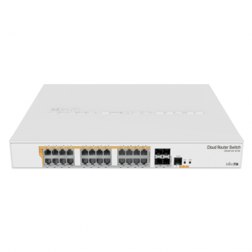 Manufacturer refurbished MikroTik Cloud Router Switch - CRS328-24P-4S+RM (NO RETAIL PACKAGING)