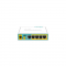 Mikrotik hEX PoE Lite Router - RB750UPr2 (RouterOS L4, UK PSU) package contents