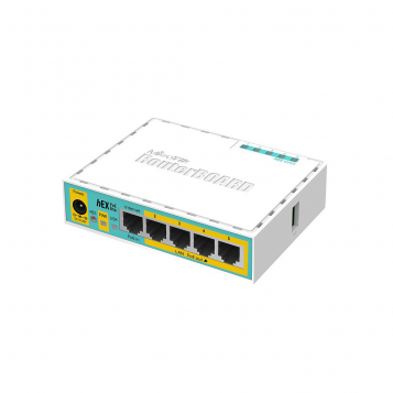 Mikrotik hEX PoE Lite Router - RB750UPr2 (RouterOS L4, UK PSU)