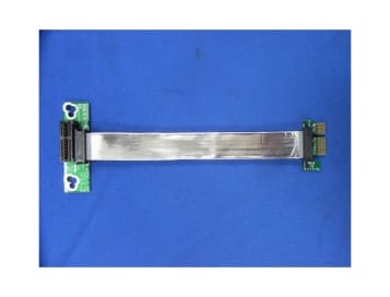 Ablytech PCIe X1 Riser Card with 9cm Cable - Left Orientation