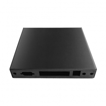 PC Engines Anodised APU4 Enclosure (4 LAN + USB) - Black