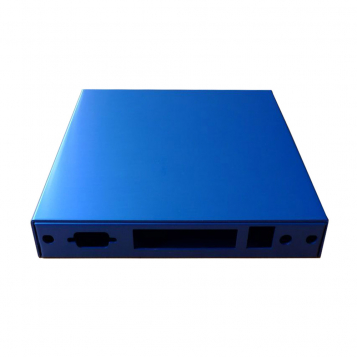PC Engines Anodised APU4 Enclosure (4 LAN + USB) - Blue