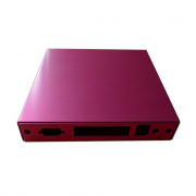 PC Engines Anodised APU4 Enclosure (4 LAN + USB) - Red