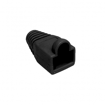 RJ45 Connector Snagless Boot - Black