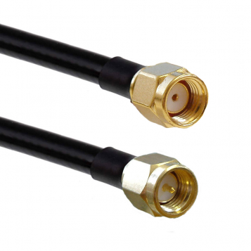 Solwise SMA Plug to ReSMA Plug - 30cm Cable