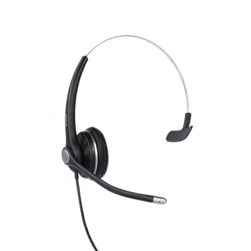 SNOM Wideband Wired Monaural Headset A100M