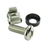 LinITX Pro Series Server Rack Cage Nuts Silver - 50 Pack