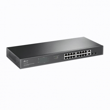 TP-Link 18 Port Gigabit Rackmount PoE Switch 16 PoE+ Ports - TL-SG1218MP