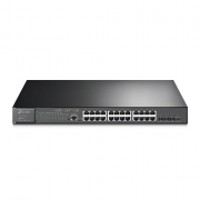 TP-Link JetStream 24 Port + 4 Port 10GE SFP+ L2+ Managed Switch 24-Port PoE+ - TL-SG3428XMP