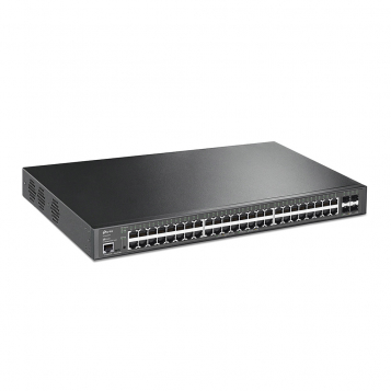 TP-Link JetStream 48 Port Gigabit + 4 Port 10GE SFP+ L2+ Managed Switch - TL-SG3452XP
