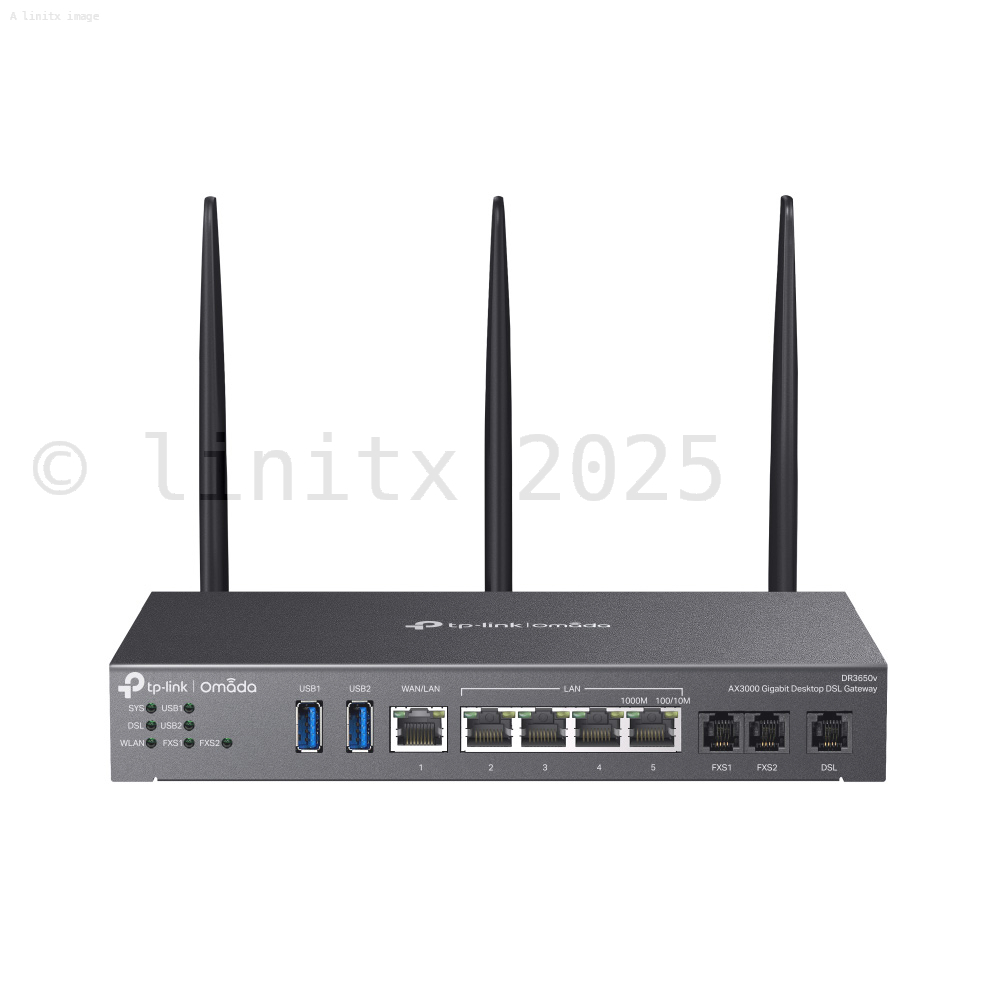 TP-Link Omada AX3000 WiFI 6 Gigabit Desktop ADSL/VDSL Gateway