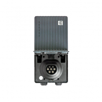 Teltonika Energy TeltoCharge Single Phase 32A 7.4kW Type 2 Socket EV Charger - Grey (EVC1000P4000)