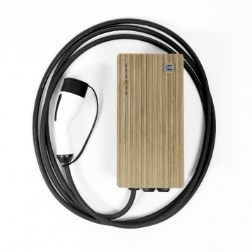 Teltonika Energy TeltoCharge Single Phase 32A 7.4kW Type 2 Cable (5m) EV Charger - Accoya (EVC1010W1011)