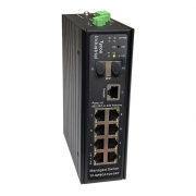 Tycon 10 Port Industrial Managed AT/Passive PoE Switch - TP-SW8GAT/24-SFP