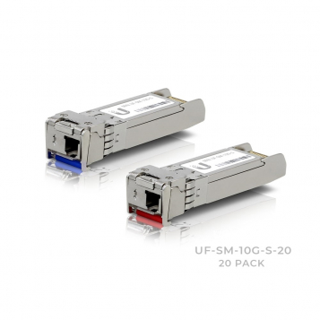 Ubiquiti Single-Mode Fiber Module 10G BiDi - UACC-OM-SM-10G-S-20 (10-Pairs)