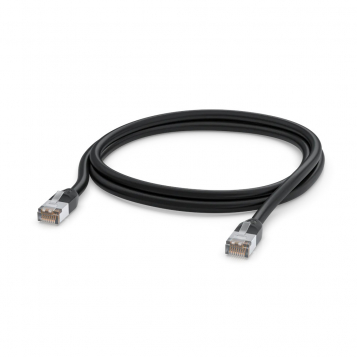 Ubiquiti UISP 2M Black Outdoor Patch Cable - UACC-Cable-Patch-Outdoor-2M-BK