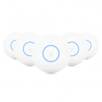 Ubiquiti UniFi 6 Long-Range WiFi 6 Access Point - U6-LR 5 Pack (No PoE Injector, comprised of singles)