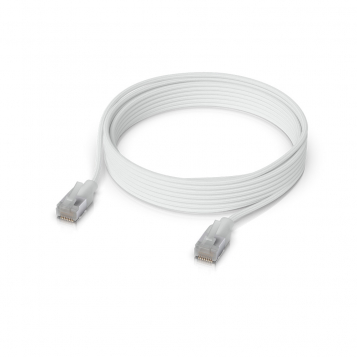 Ubiquiti UniFi Etherlighting White CAT6A Patch Cable 3M - UACC-Cable-Patch-EL-C6A-3M-W