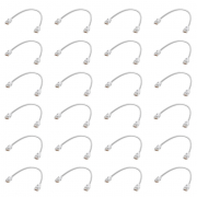 Ubiquiti UniFi Etherlighting White Patch Cable 15cm (24 Pack) - UACC-Cable-Patch-EL-0.15M-W-24