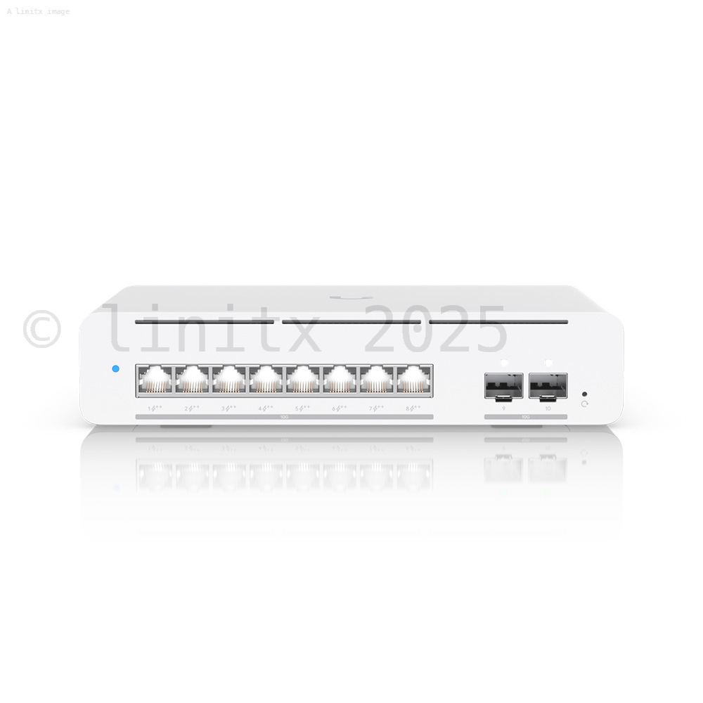 Ubiquiti UniFi Pro XG 8-Port PoE Switch - USW-Pro-XG-8-PoE
