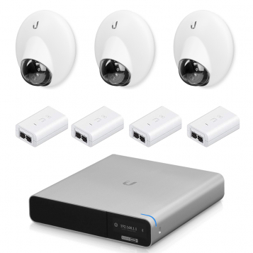 Ubiquiti UniFi Protect G3 Dome CCTV Cameras + NVR Starter Kit