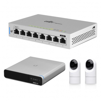 Ubiquiti UniFi Protect G3 Flex CCTV Cameras PoE Switch + NVR Kit