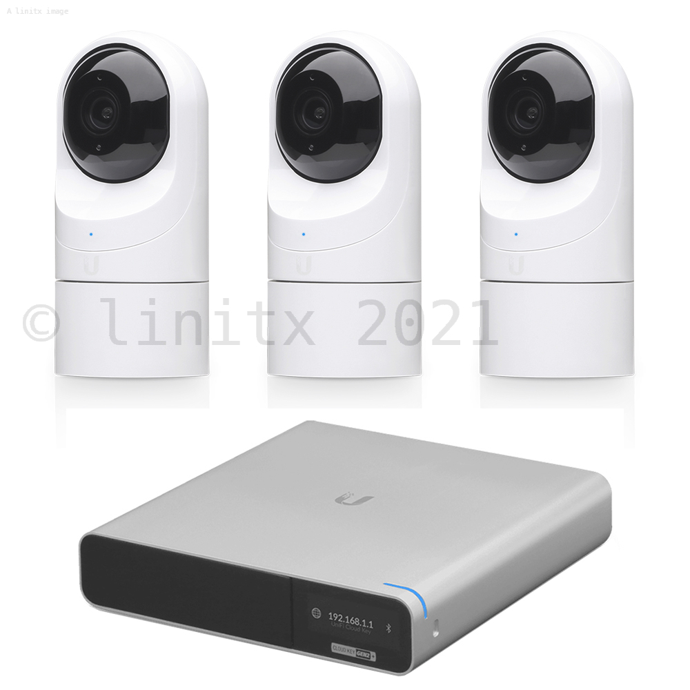 Ubiquiti UniFi Protect G3 Flex CCTV Cameras NVR WiFi Installer Kit