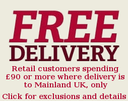 Free Delivery - Terms apply. UK mainland only.